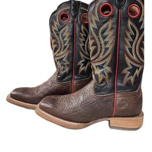 MEN'S PRCA COLLECTION SHRUNKEN BULLHIDE WESTERN BOOT
